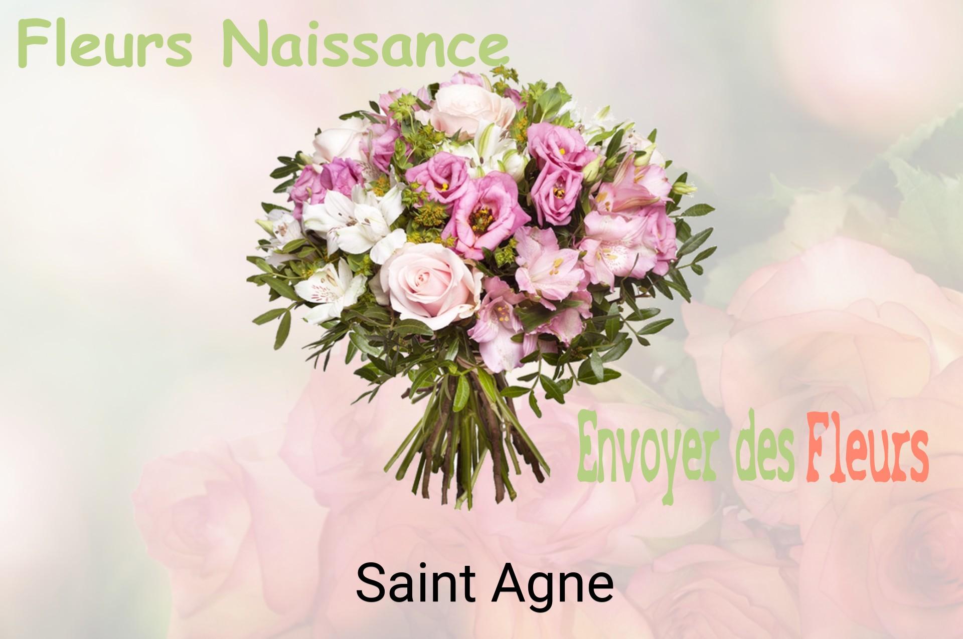Bouquet de fleurs de naissance livré à Saint-Agne
